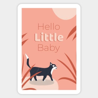 Hello Little Baby Sticker